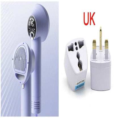Premium Pet Hair Dryer with powerful 300W motor, whisper-quiet operation, and dual-speed settings for gentle, stress-free grooming of dogs, cats, and other pets.