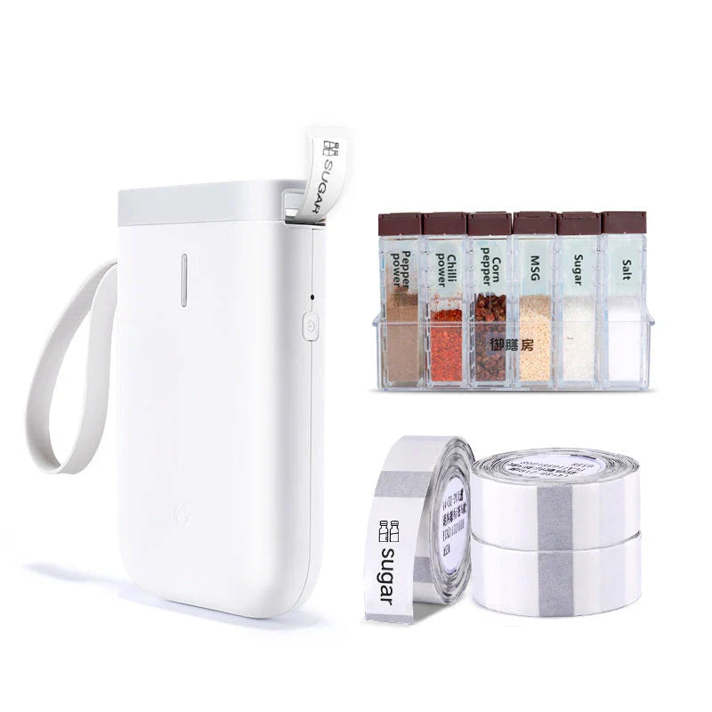 D11 Compact Bluetooth-Enabled Label Maker for Hassle-Free Home and Office Organization