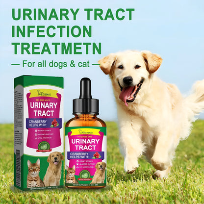 60ml pet care drops bottle with natural botanical extracts for animal comfort