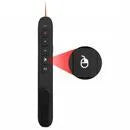 Flying Squirrel black ABS page turning pen with laser pointer and Air Mouse, 139x19x21mm