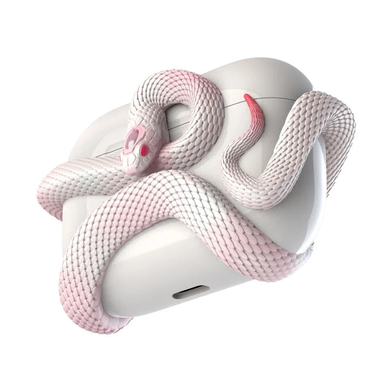 Stylish Halloween AirPods Pro Case with Spooky Snake Design - Protects your AirPods Pro in a unique, eye-catching silicone case