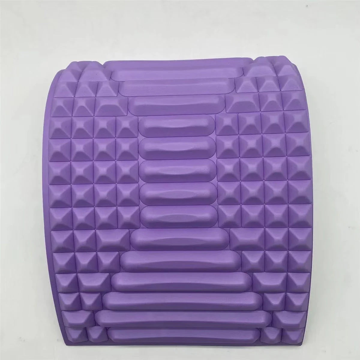 Premium back stretcher pillow with acupressure design to relieve neck, lumbar, and sciatica pain