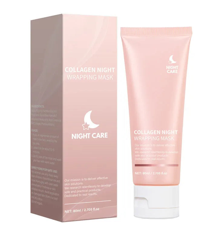 Collagen tearing mask beauty tools with four tablets containing 80mL serum total