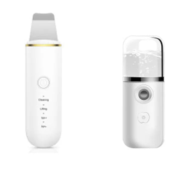 Handheld nano face spray device JSQ-3 in blue, white, pink, or green with USB charging and cold mist