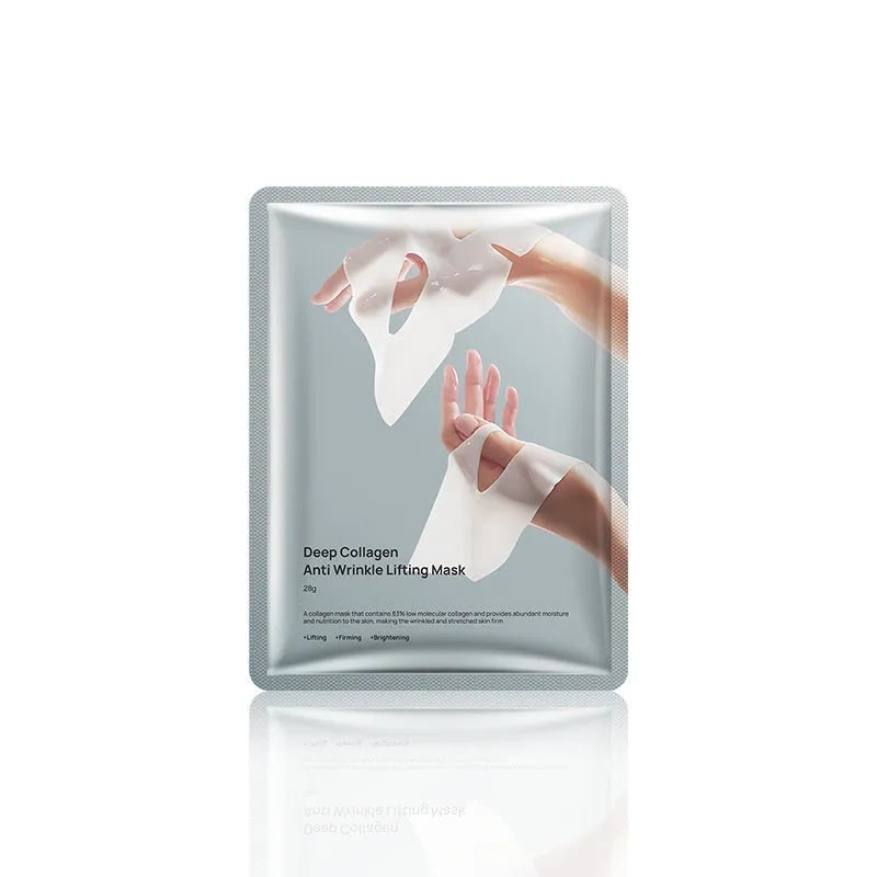Collagen anti-wrinkle moisturising mask with 28ml serum for universal skin types