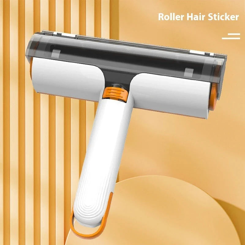 A versatile pet hair removal brush made of durable ABS material, allowing for effortless grooming and cleaning of fabrics and surfaces.