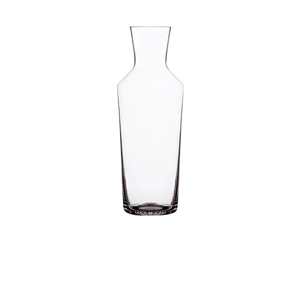 Crystal glass wine decanter with liquor divider for red wine serving