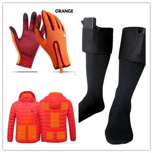 Pair of durable touchscreen-compatible winter riding gloves in various colors