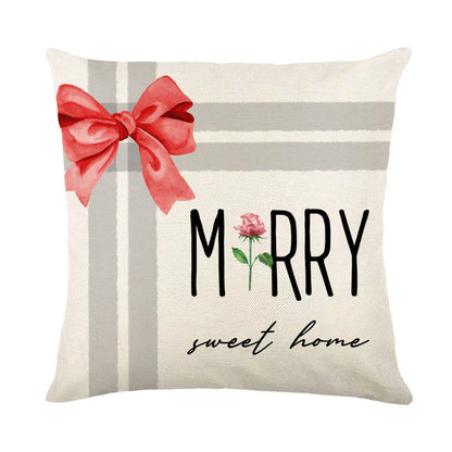 Cozy snowflake throw pillow covers with vibrant holiday designs in multiple color options