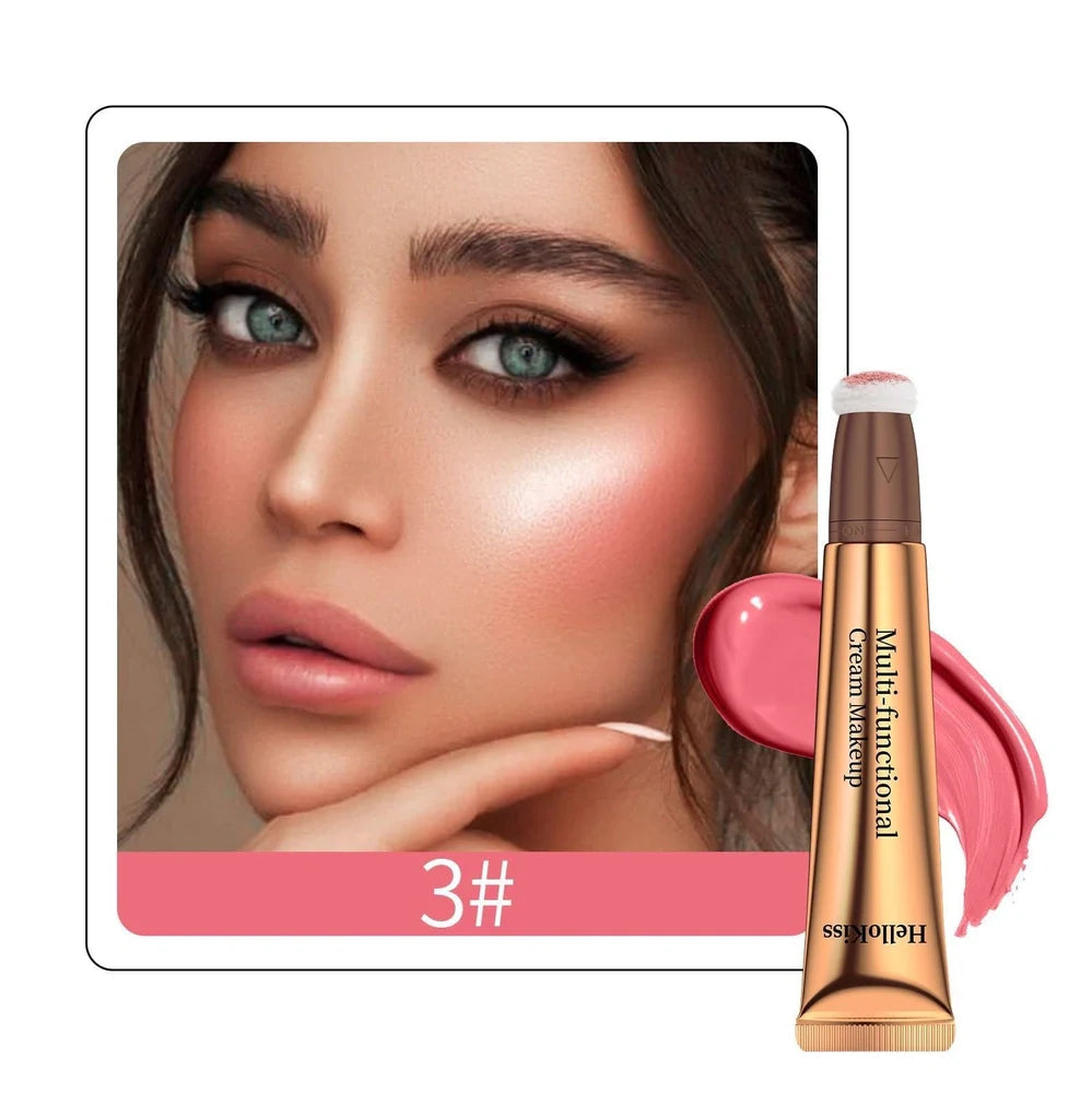 Highlight shading pen with 15ml liquid contour and 1.5cm sponge head applicator