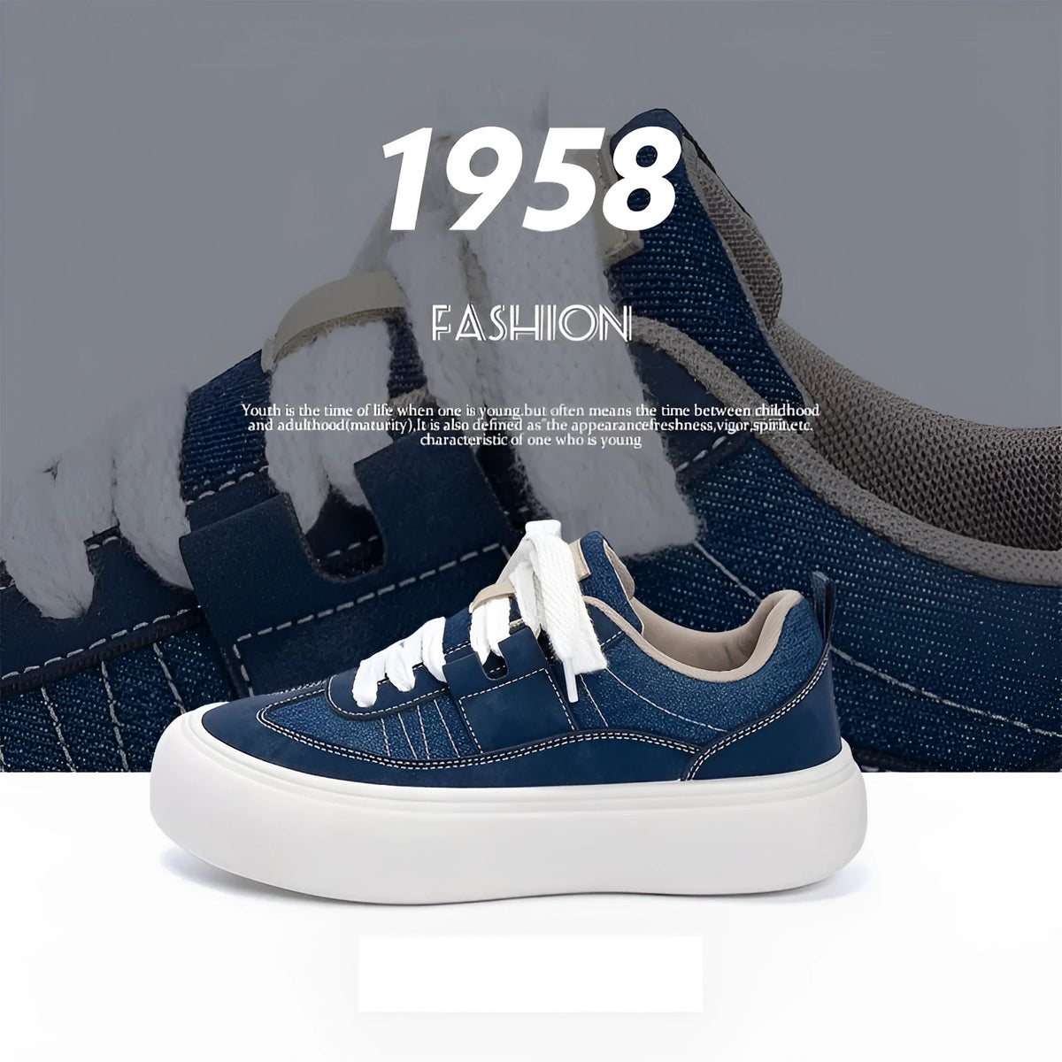 Men's platform casual shoes with raised sole in black colour showing round toe and lace-up front