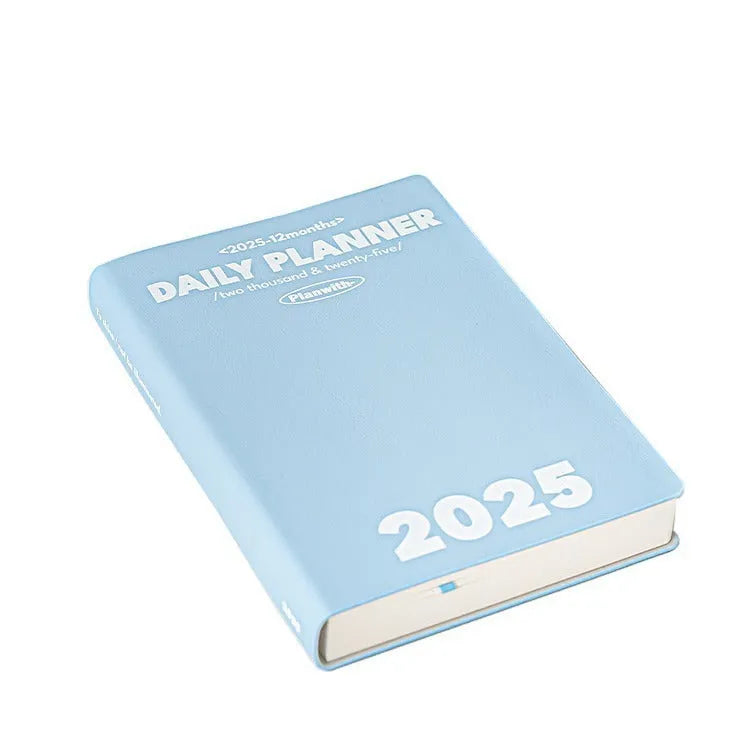 Waterproof postgraduate entrance exam notebook with PU cover in mint green colour showing writing paper interior