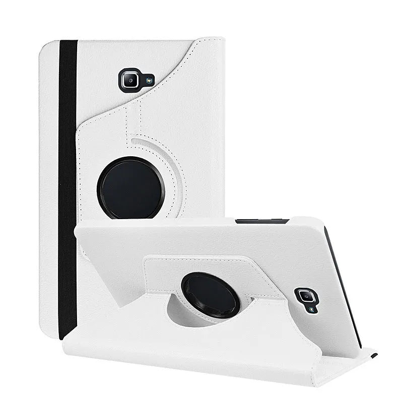 Rotating clamshell leather protective case for Apple iPad 1 tablet in multiple colour options.