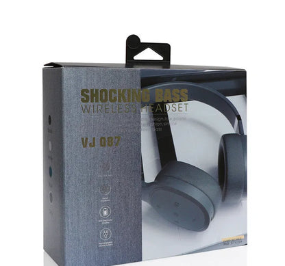 Wireless Bluetooth headphones in black, blue, grey or white colour options showing 40mm speaker drivers.
