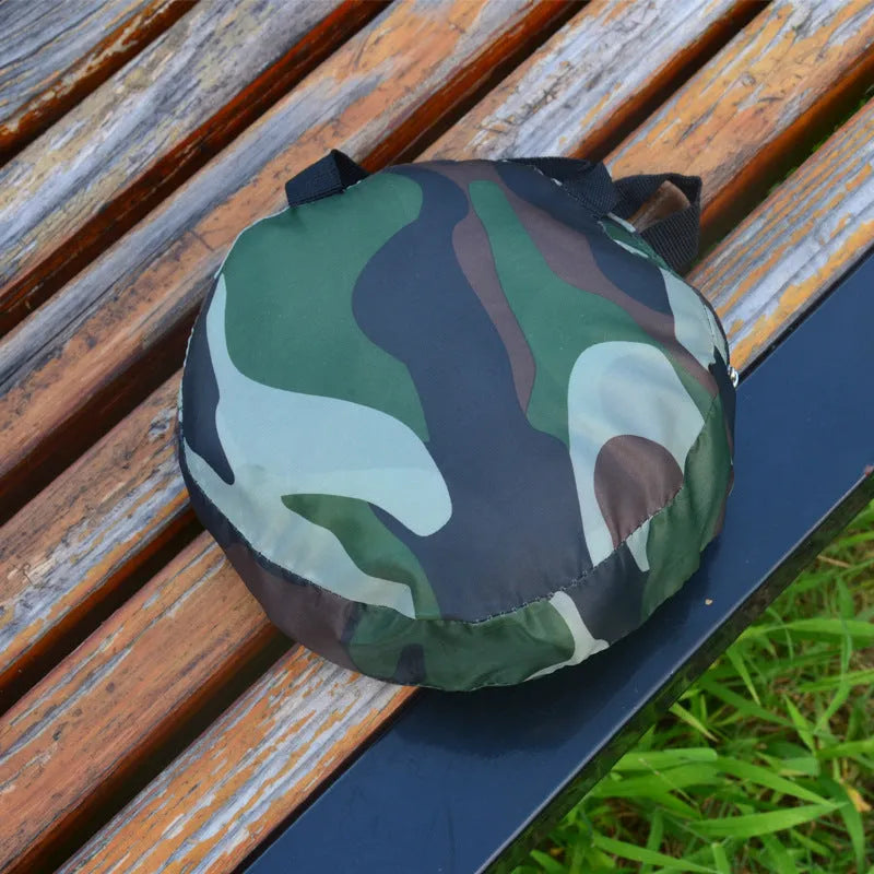 Camouflage cloth cat tent, 50x38x34 cm, soft-sided cage-style pet enclosure for indoor use