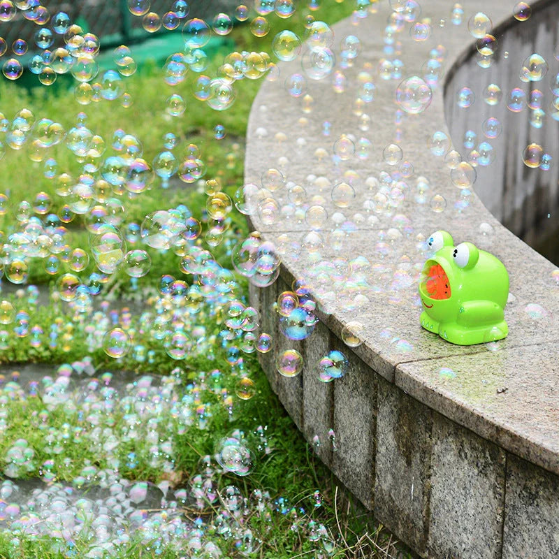 Creative Frog Automatic Bubble Machine Gun for kids outdoor play