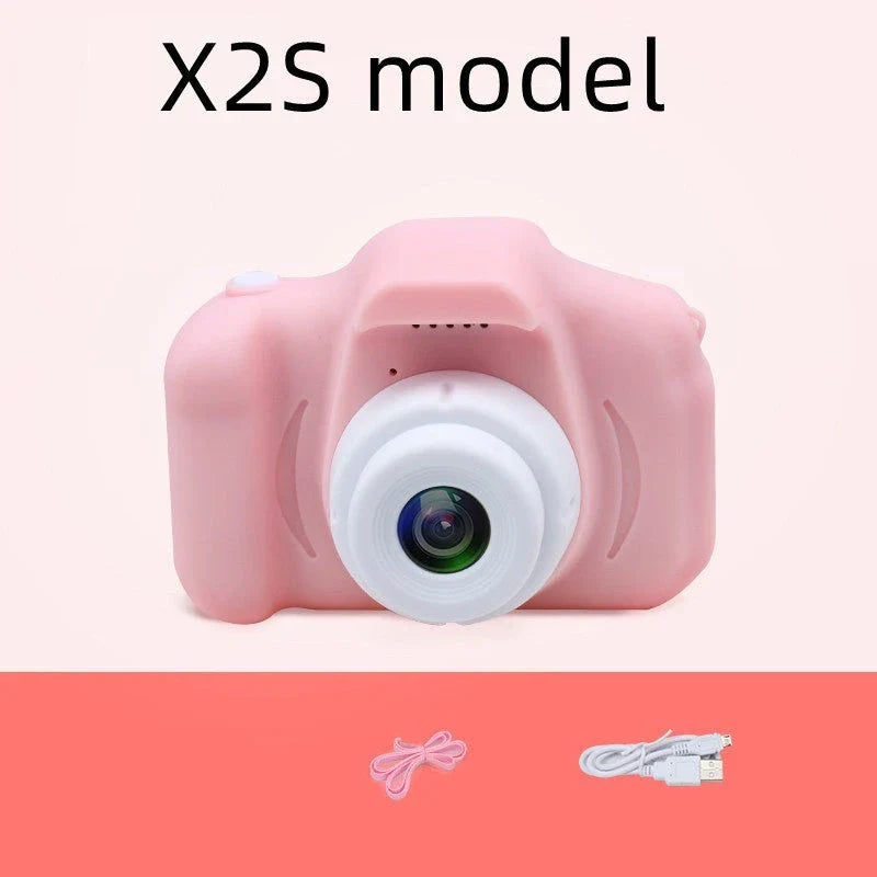 Adorable Cartoon Kids Digital Camera with Vibrant HD Display, Silicone Body, and Creative Filters