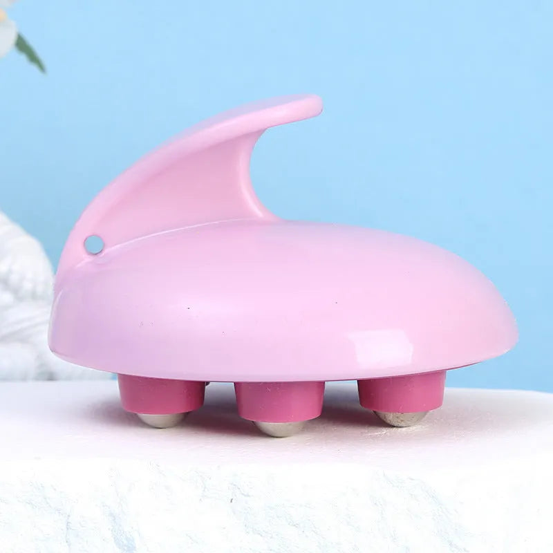 Tummy Head seven-bead abdominal massager with magnetic function and leg ball in ABS plastic