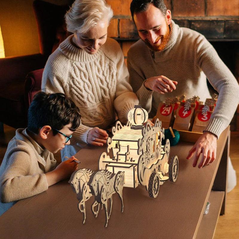 Princess Amelia Carriage 3D Puzzle Toy - A magical fairy tale puzzle for children and collectors