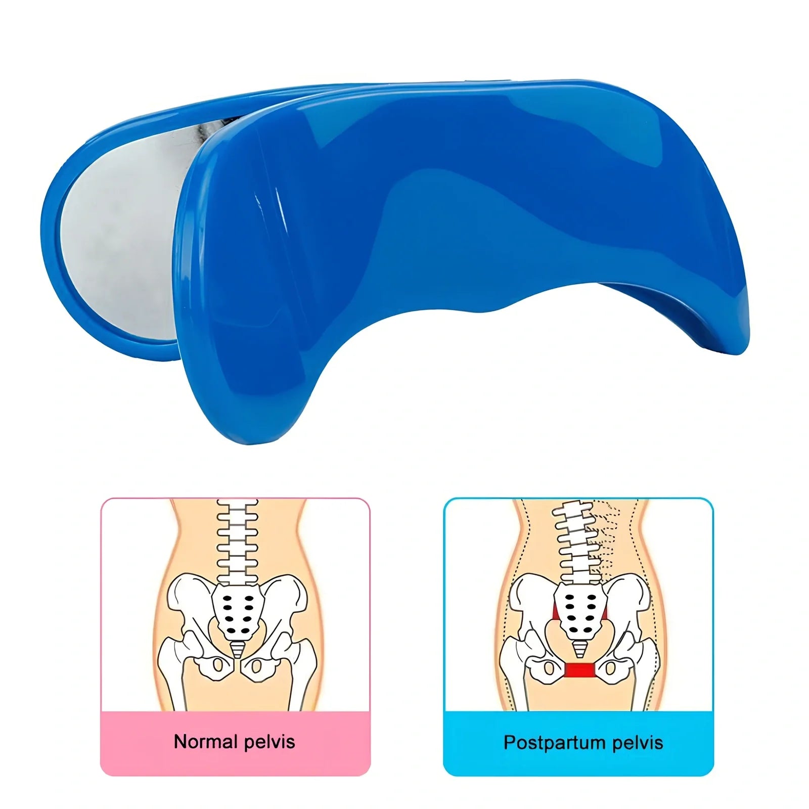 PVC and steel plate buttocks shaping clip for pelvic correction and muscle toning