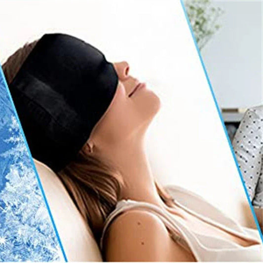 Soothing Ice Eye Mask for Headache Relief - Cooling Therapy for Relaxation