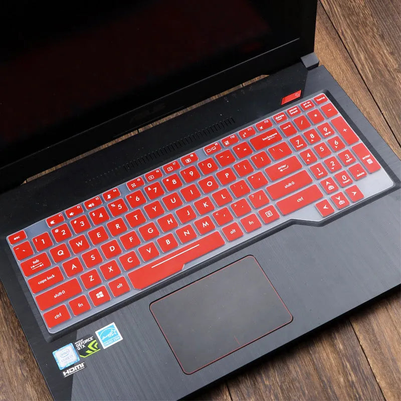 ASUS Flight 15.6-inch laptop keyboard protective film cover in translucent colour on keyboard