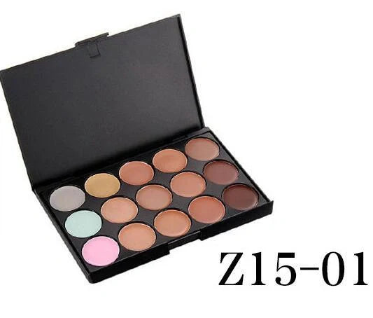 11 makeup brushes and 15-colour eyeshadow palette in velvet pouch for contouring and eye looks