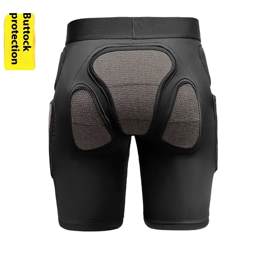 X-ray diffraction ski protective hip and knee pads in sizes S M L XL for multi-sport waist and knee coverage
