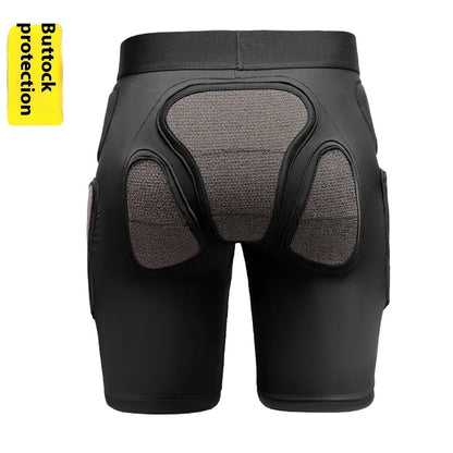 X-ray diffraction ski protective hip and knee pads in sizes S M L XL for multi-sport waist and knee coverage