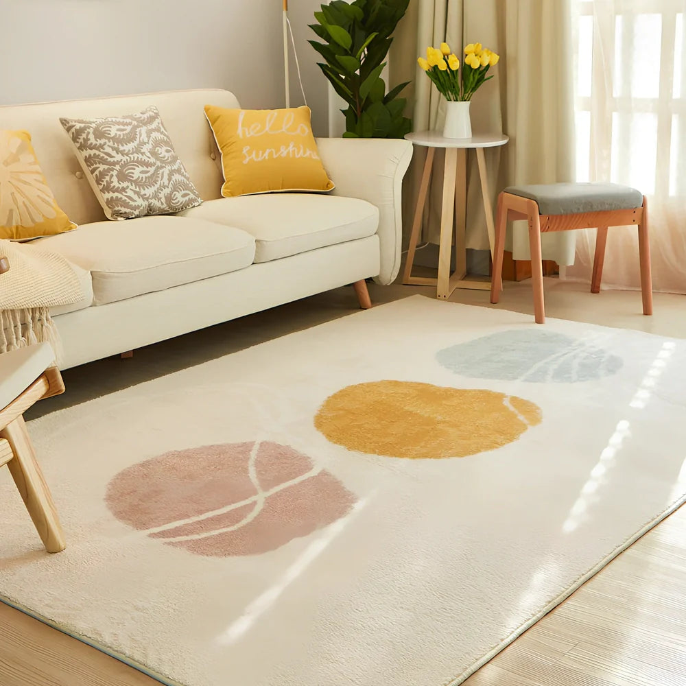 Rectangular machine-woven sofa blanket showing straight edges and consistent texture across multiple size options