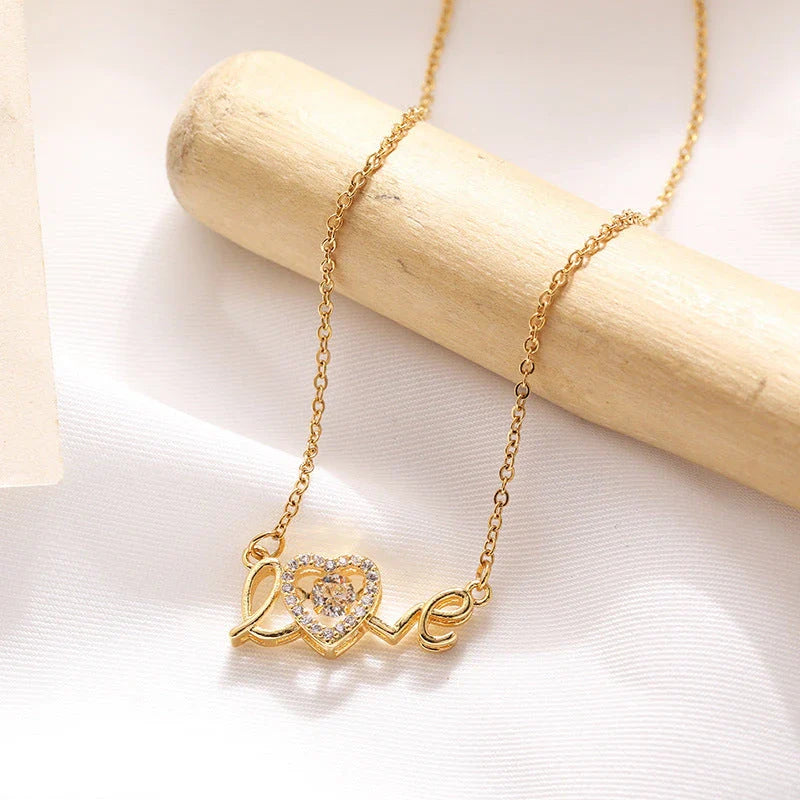 Fashionable titanium steel necklace with a sleek and modern design, a perfect accessory for the stylish woman