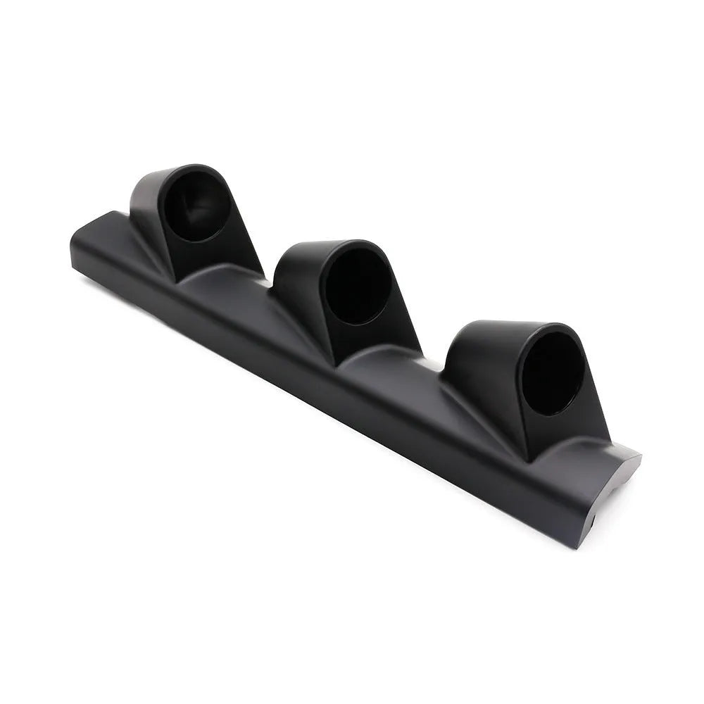 Black ABS plastic 52mm three-hole right drive instrument stand for car dashboard gauge mounting