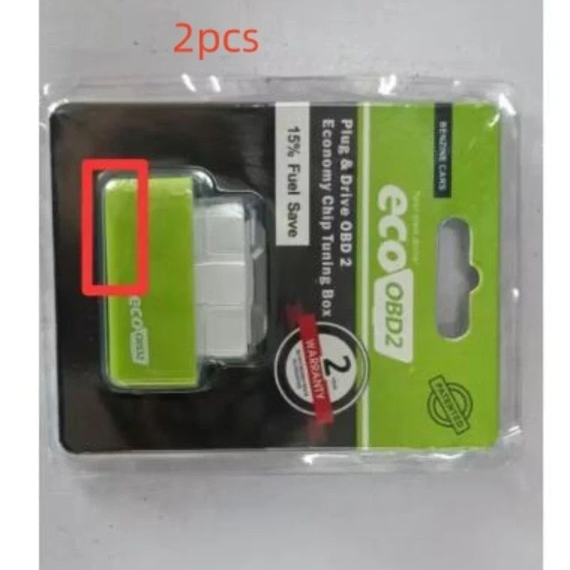Fuel-Saving OBD2 Tuner for Gasoline Vehicles - Plug-and-Play Design, Intelligent Self-Adjusting Technology, Up to 15% Fuel Savings
