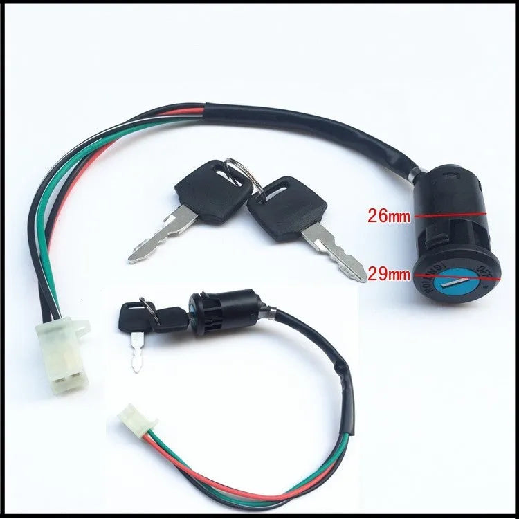 Waterproof plastic electric door lock actuator for car central locking systems.