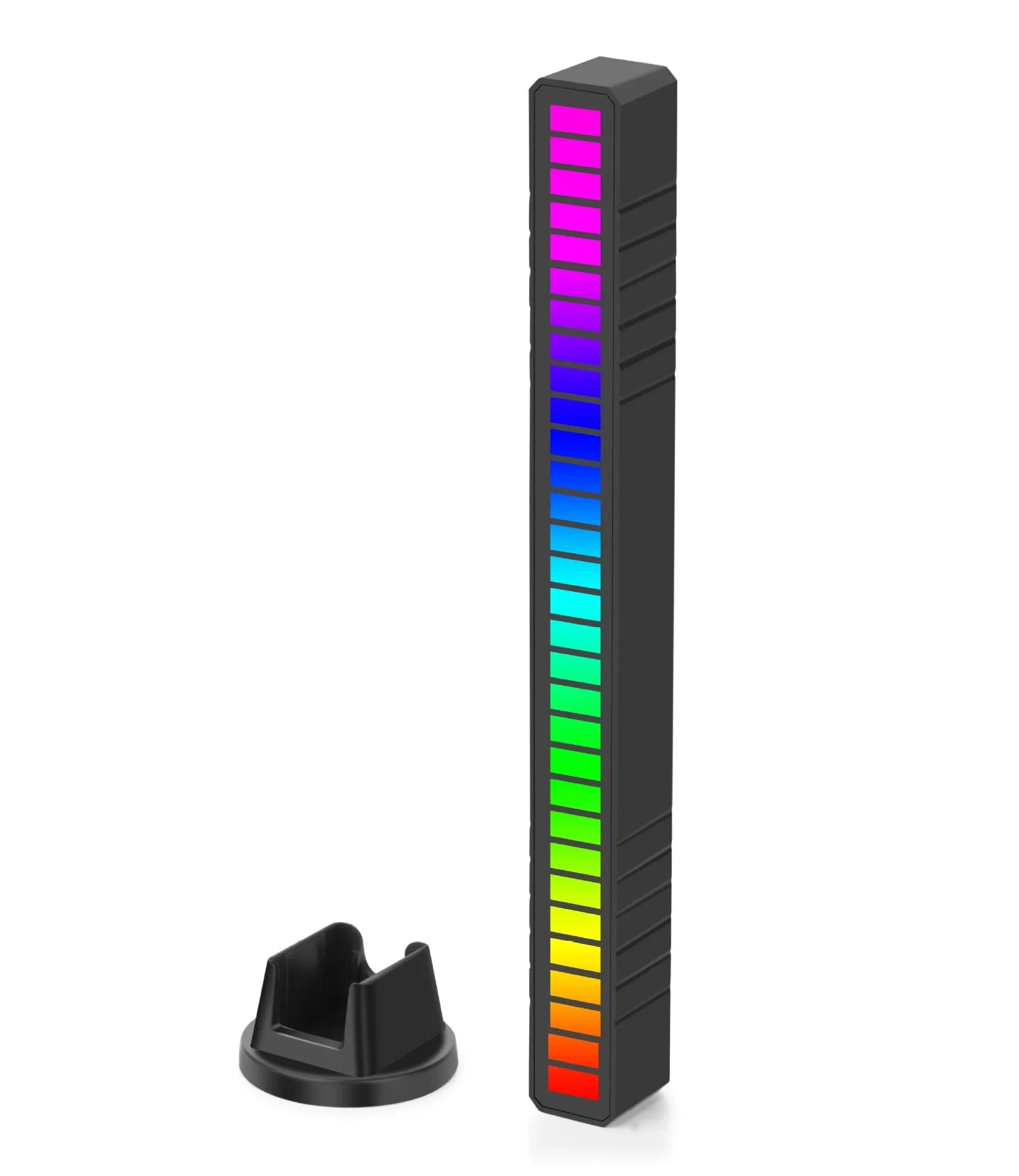 A LED strip light that automatically synchronizes with the beat of your music, creating a dynamic, RGB-powered light show for a mesmerizing ambiance.