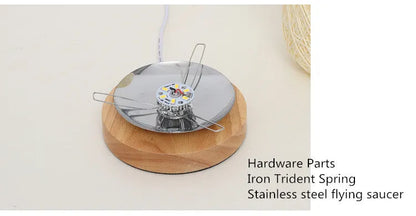 Twine Sepak Takraw desk lamp with hemp rope shade and solid wood base