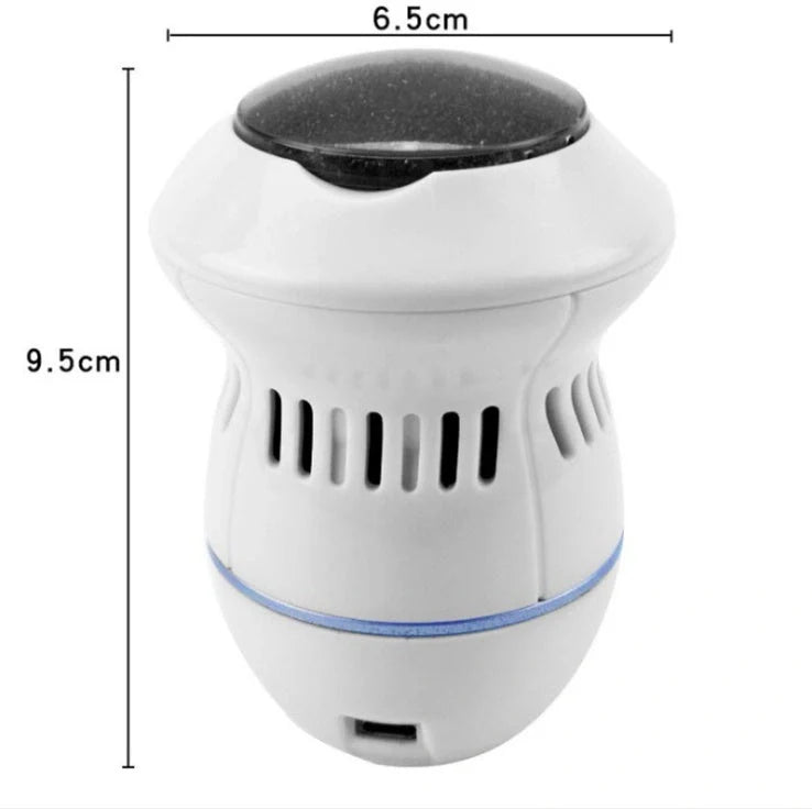 Electric Foot File Grinder with dual diamond heads for dead skin removal