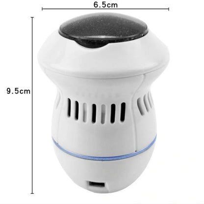 Electric Foot File Grinder with dual diamond heads for dead skin removal