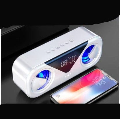 MC H9 Bluetooth Speaker Wireless Alarm Clock with Temperature Display in various colors