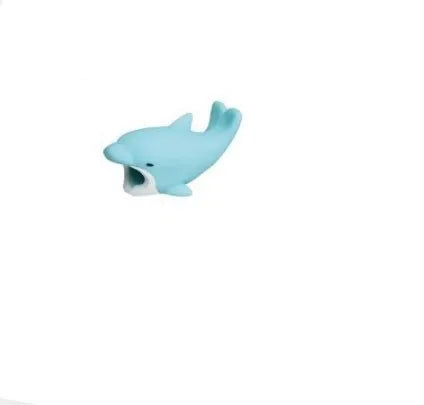 Animal-themed cable protector sleeve for Apple iPhone charging cables
