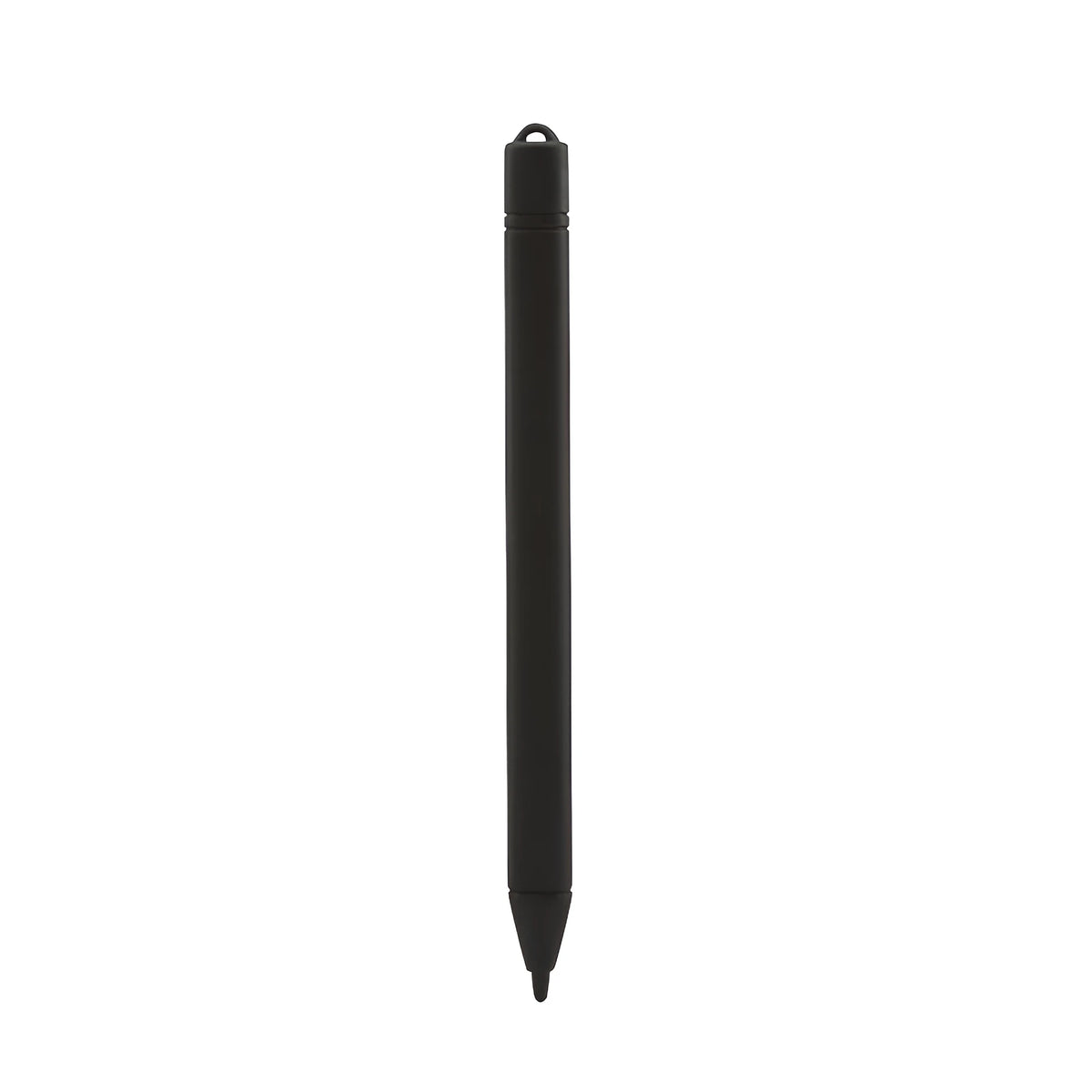 Black plastic stylus pen for tablet, 8.5 inch and 12 inch options, approx 116 x 86 x 4mm, 3g