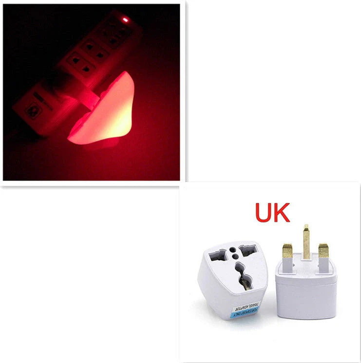 Dimmable mushroom-shaped LED night light with sensor - provides warm white glow for bedroom, nursery, and home decor