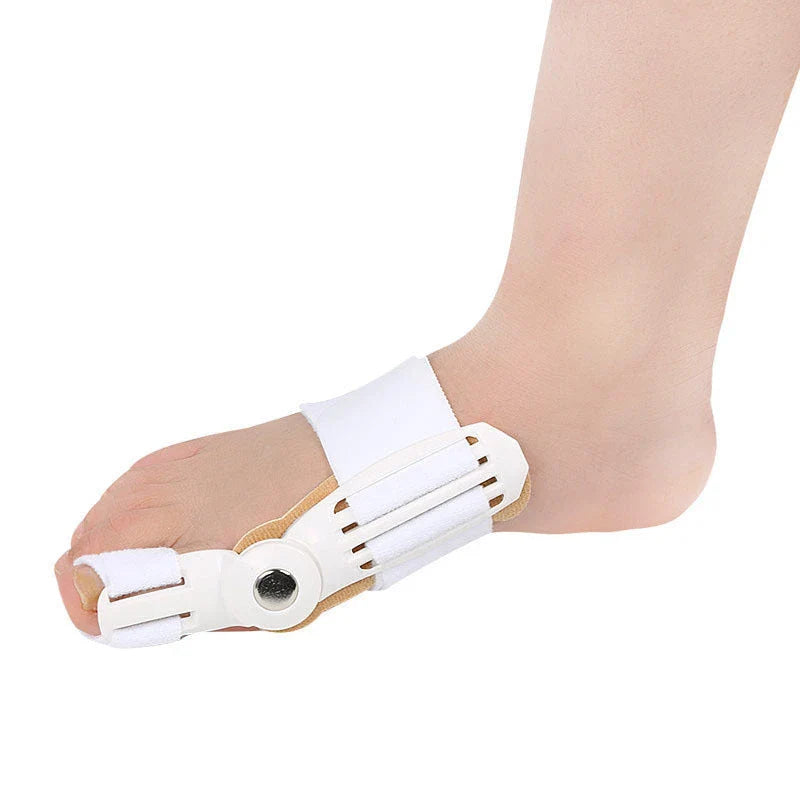Comfortable bunion corrector sleeves with adjustable straps and arch support for foot pain relief