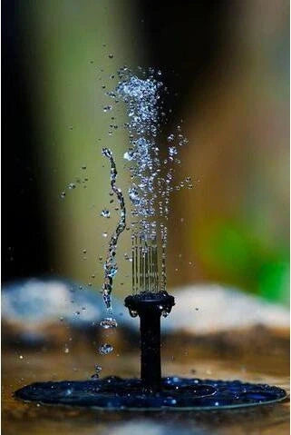 Solar-powered floating garden fountain enhancing outdoor space with eco-friendly water feature