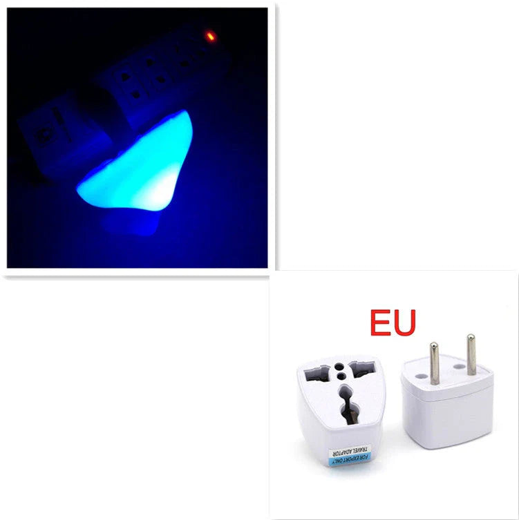 Dimmable mushroom-shaped LED night light with sensor - provides warm white glow for bedroom, nursery, and home decor