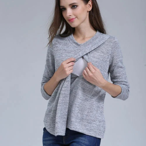 Cotton multifunctional loose maternity clothes in various colours and sizes