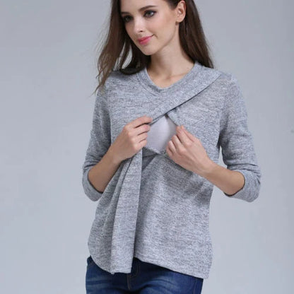 Cotton multifunctional loose maternity clothes in various colours and sizes