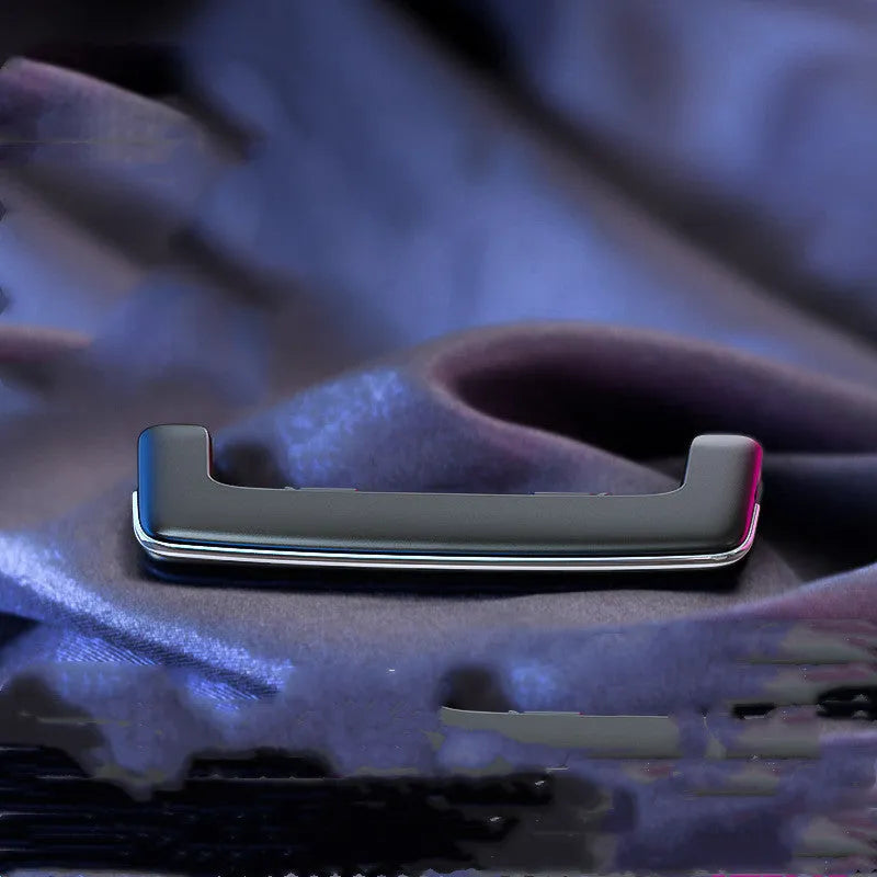 Car air freshener vent clip in black or silver ABS+PC with electroplated finish and Cologne Ocean Gardenia refills