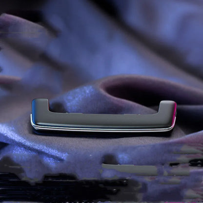 Car air freshener vent clip in black or silver ABS+PC with electroplated finish and Cologne Ocean Gardenia refills
