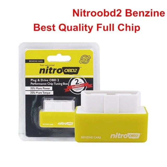 Fuel-Saving OBD2 Tuner for Gasoline Vehicles - Plug-and-Play Design, Intelligent Self-Adjusting Technology, Up to 15% Fuel Savings